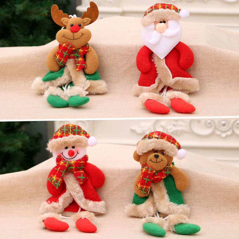 Decorative Plush Christmas Bear Ornament Kalsten