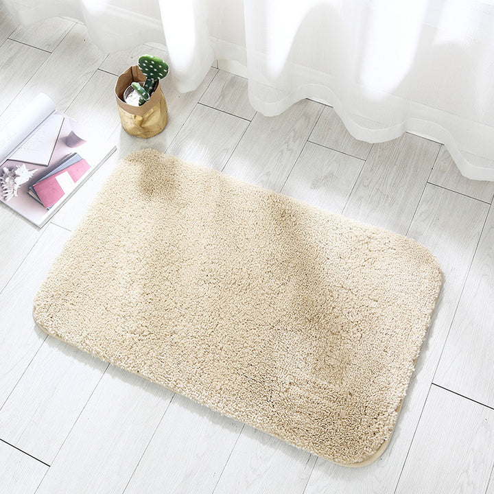 Absorbent Plush Bath Rug for Bathroom
