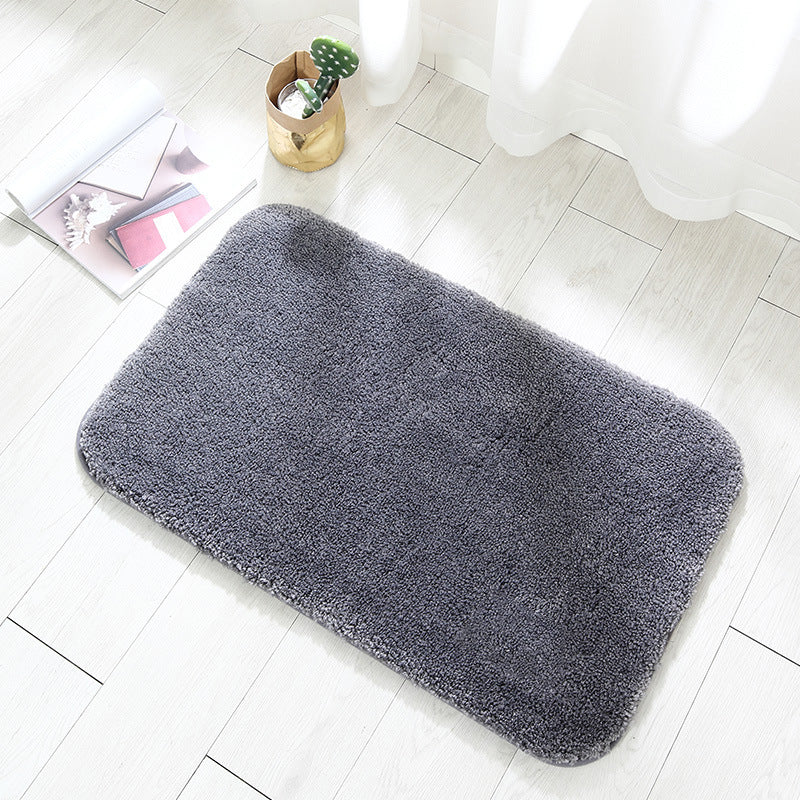 Plush Textured Bath Mat for Bathroom