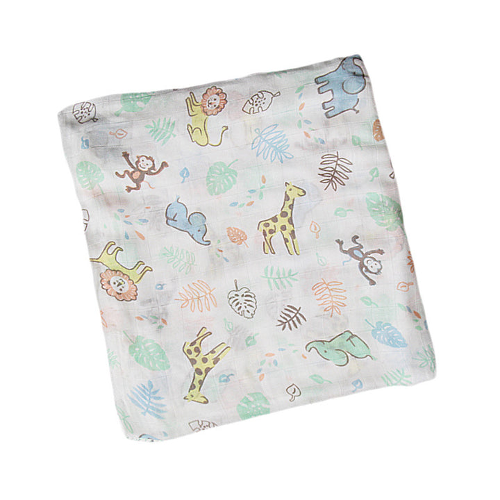 Organic Cotton Dinosaur Print Muslin Swaddle kalsten