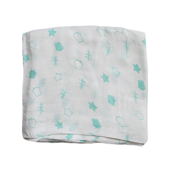 Organic Cotton Dinosaur Print Muslin Swaddle kalsten