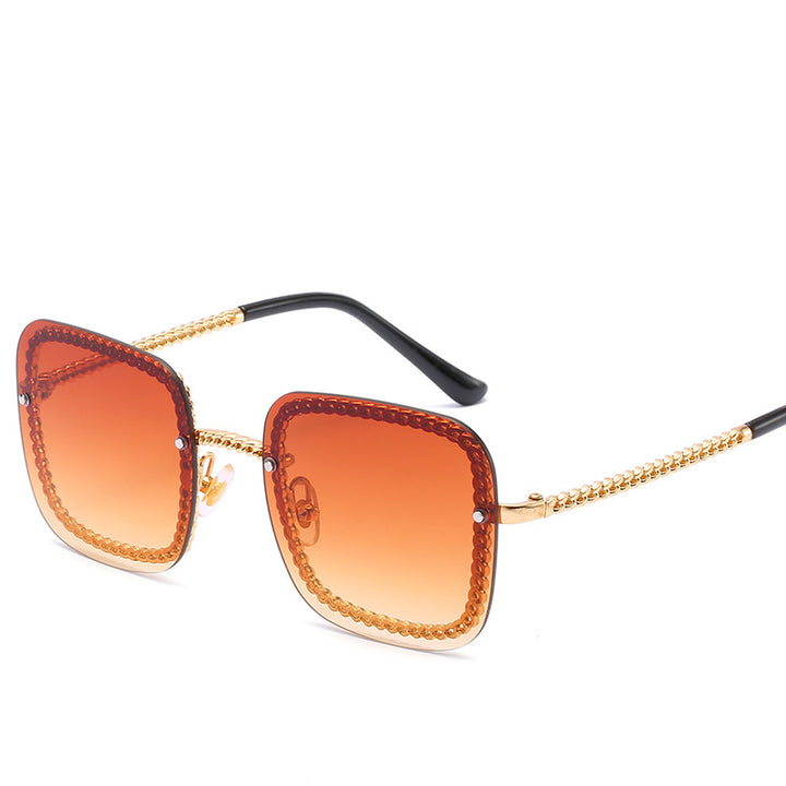 Statement Square Sunglasses with Decorative Frame Kalsten