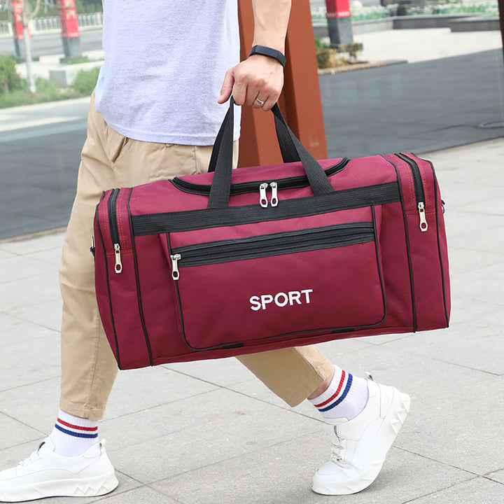 Sporty travel bag with sturdy design and multiple compartments Kalsten