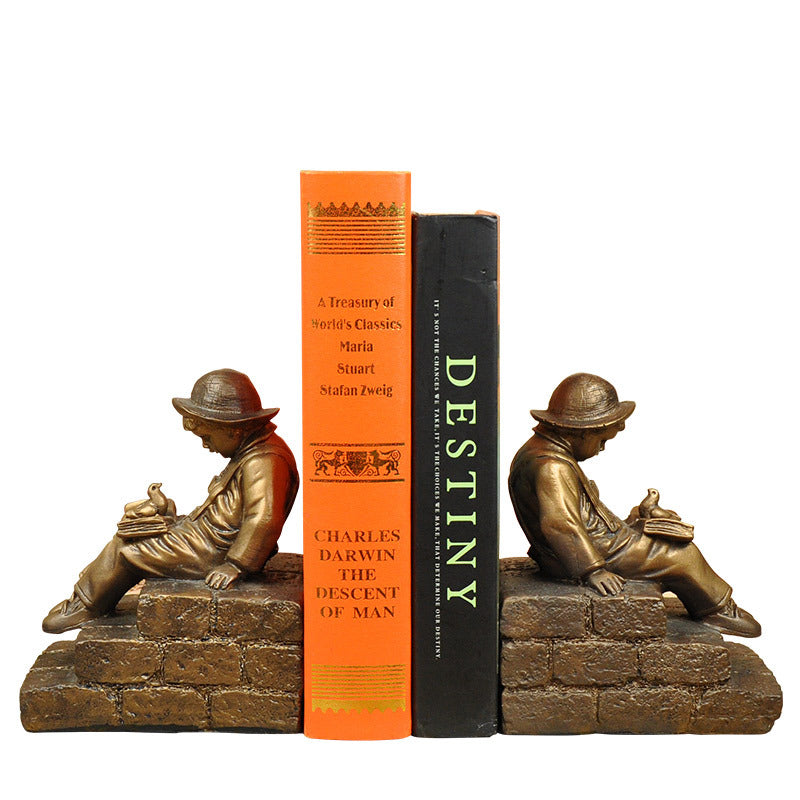 Vintage Figurative Bookends