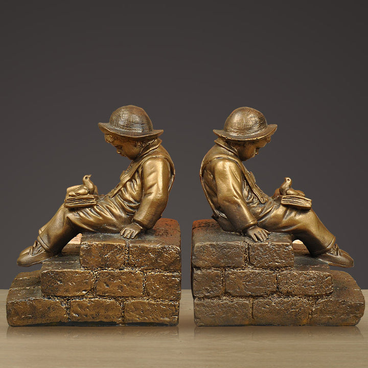 Vintage Figurative Bookends