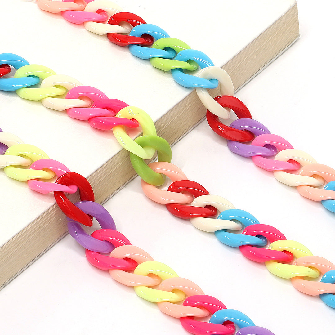 Colorful Oversized Acrylic Eyewear Chain Kalsten