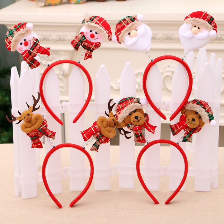 Festive Holiday Bear Headband Kalsten