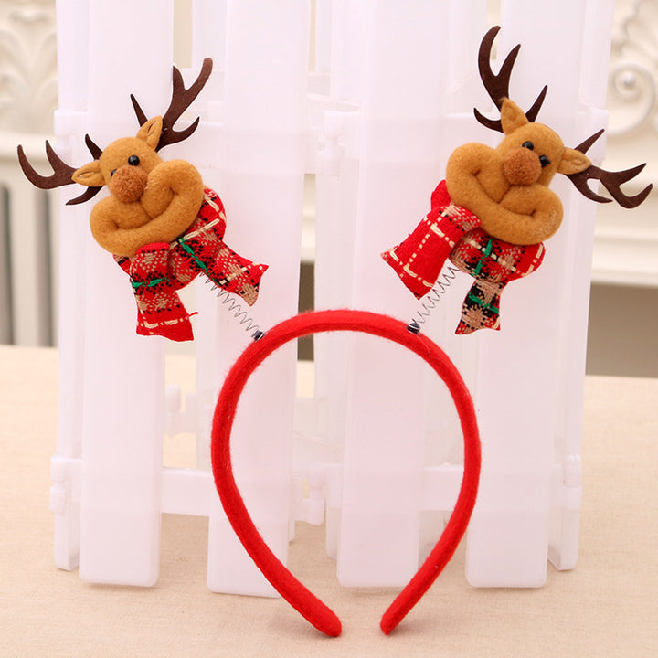 Festive Holiday Bear Headband Kalsten