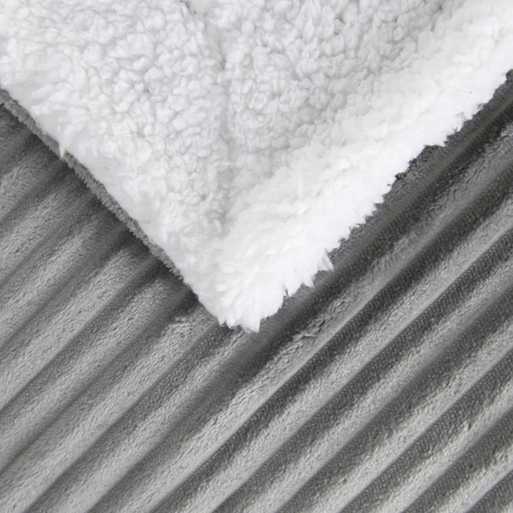 Women's ultra-soft plush blanket with contrasting reversible design Kalsten