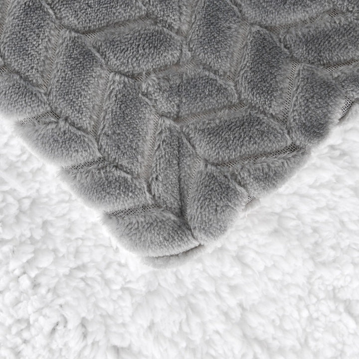 Women's cozy and warm fleece blanket with high collar Kalsten