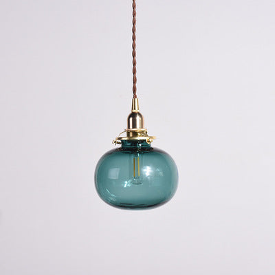 Vintage Glass Pendant Light