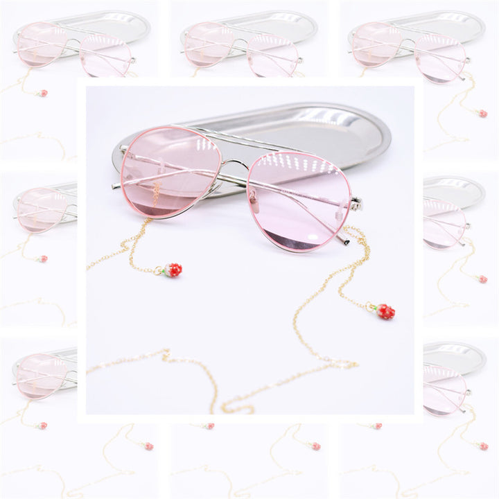 Decorative Strawberry Pendant Eyewear Chain Kalsten