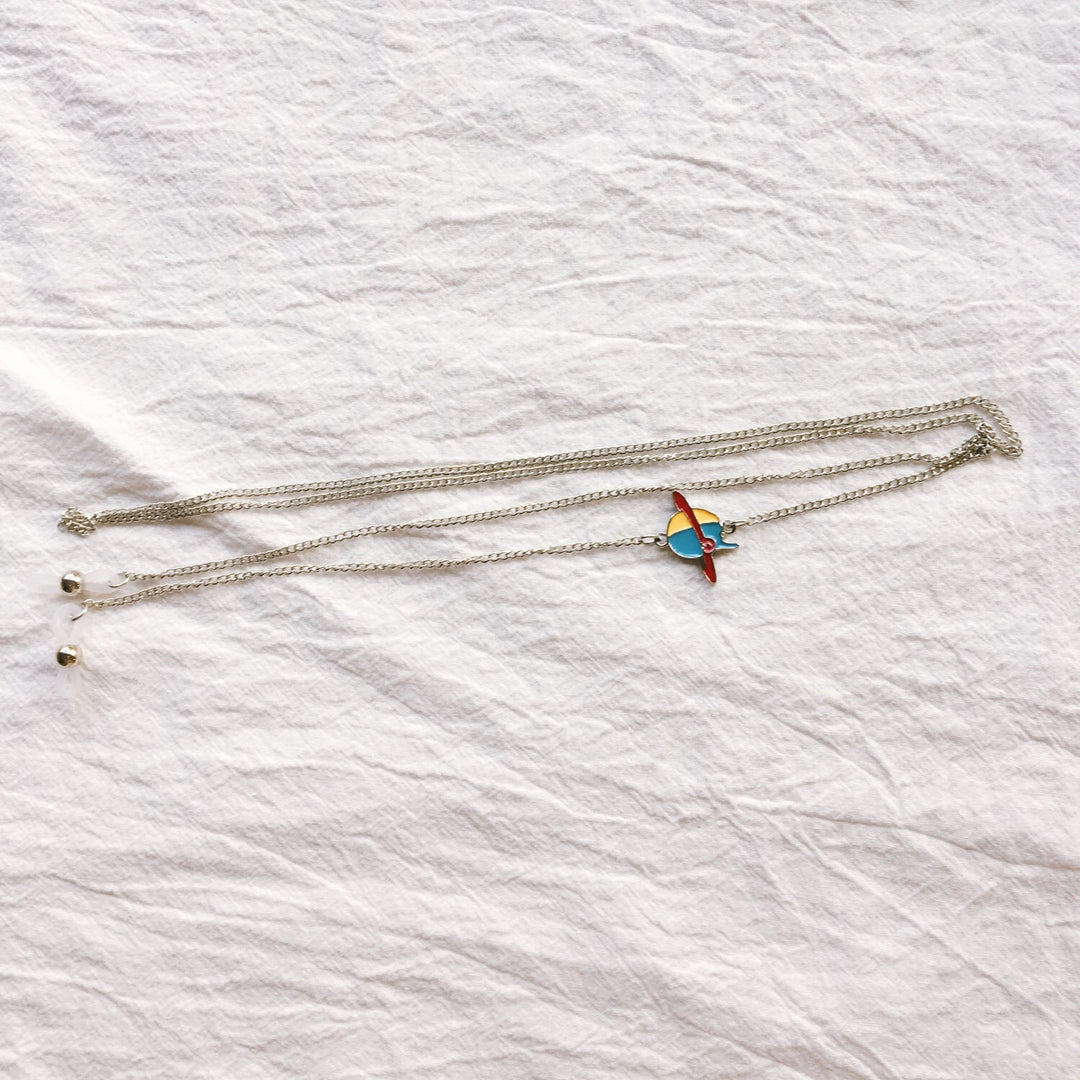 Filigree Necklace with Colorful Pendant Kalsten