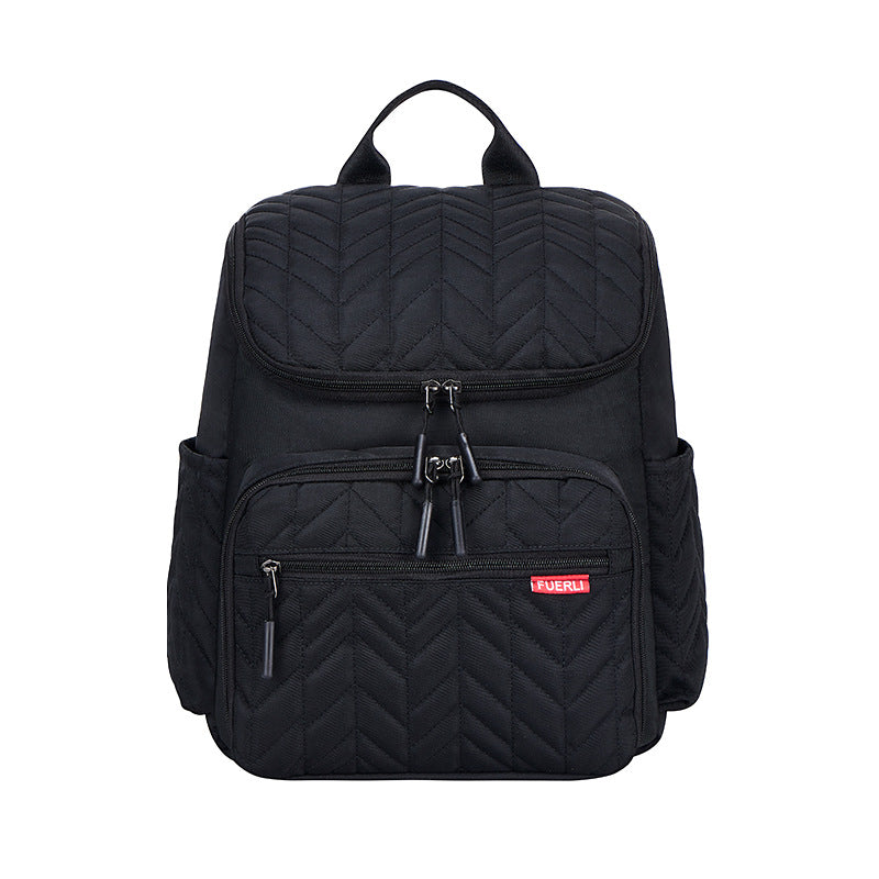 Chic Quilted Multi-Compartment Backpack Kalsten
