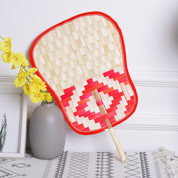 Handcrafted fan with colorful design Kalsten