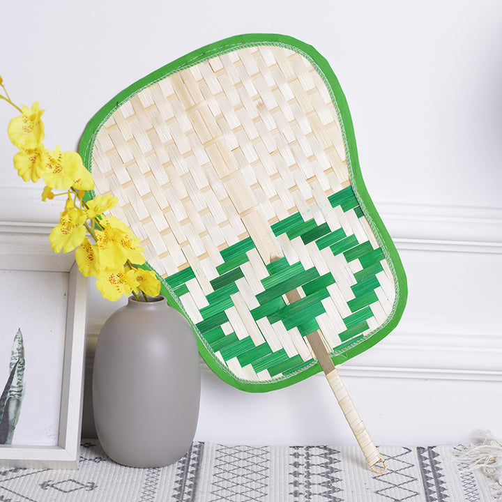 Handcrafted fan with colorful design Kalsten