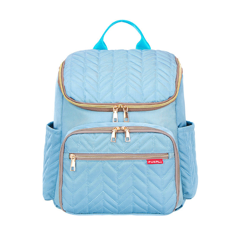 Chic Quilted Multi-Compartment Backpack Kalsten