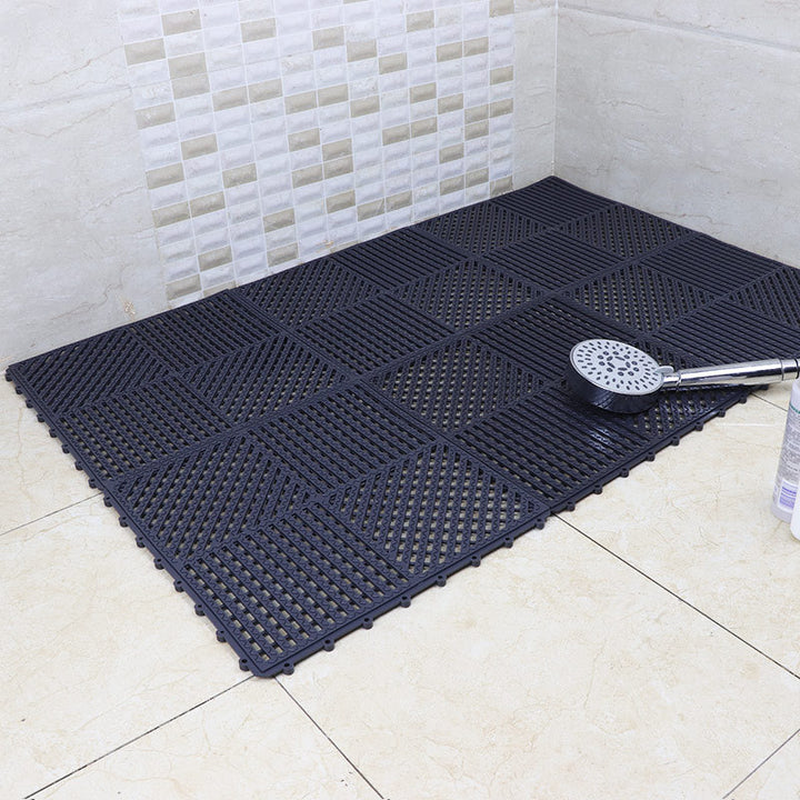 Textured Drainage Shower Mat Kalsten