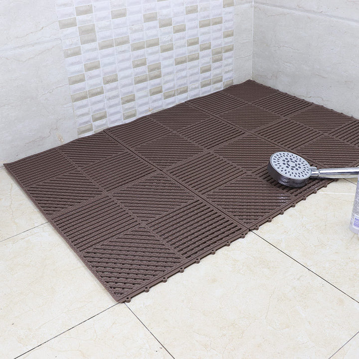 Textured Drainage Shower Mat Kalsten