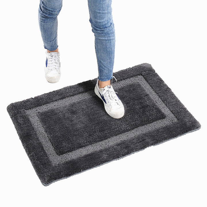 Plush Bathroom Mat Kalsten