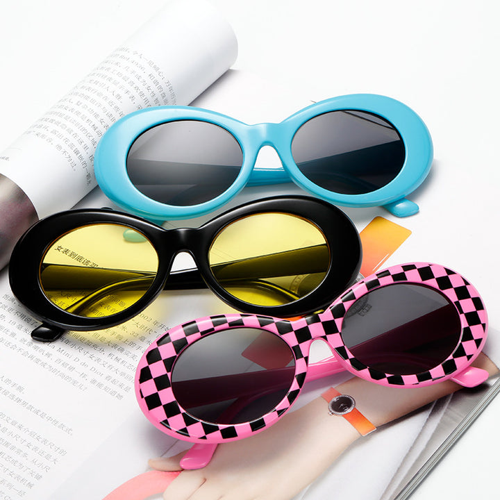 Ladies fashionable oval sunglasses Kalsten