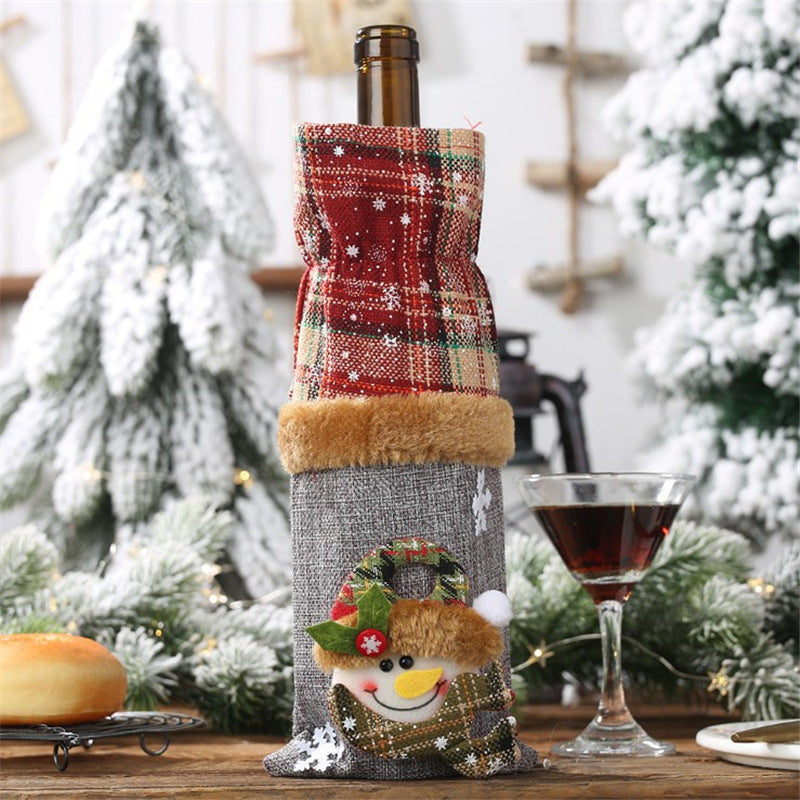 Decorative Holiday Wine Bottle Cover Kalsten