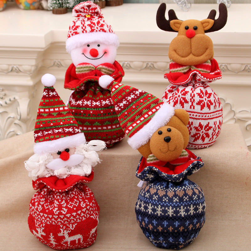 Festive Plush Bear Gift Bag Kalsten