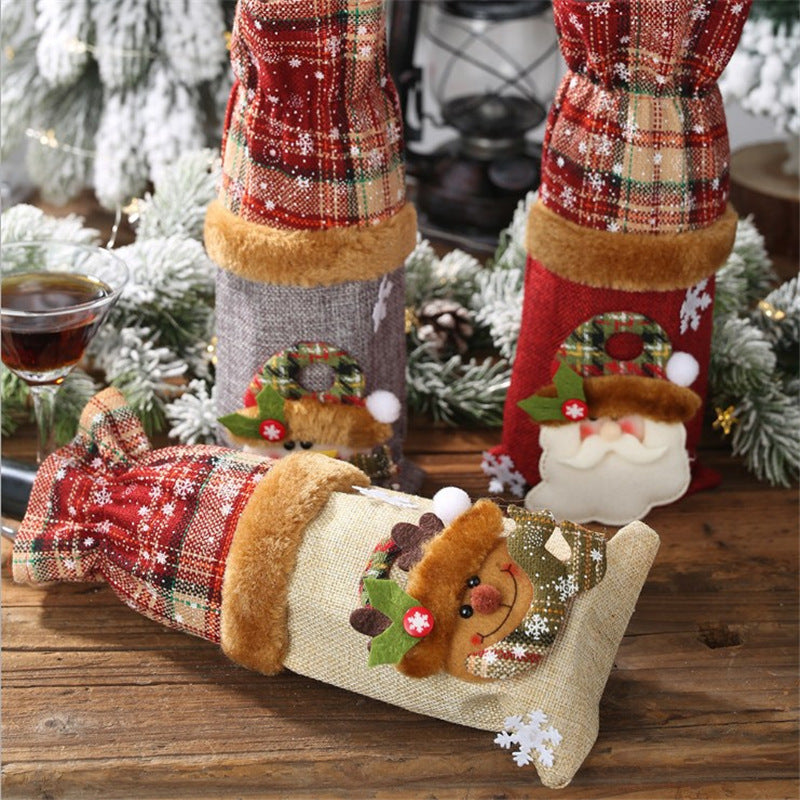 Decorative Holiday Wine Bottle Cover Kalsten