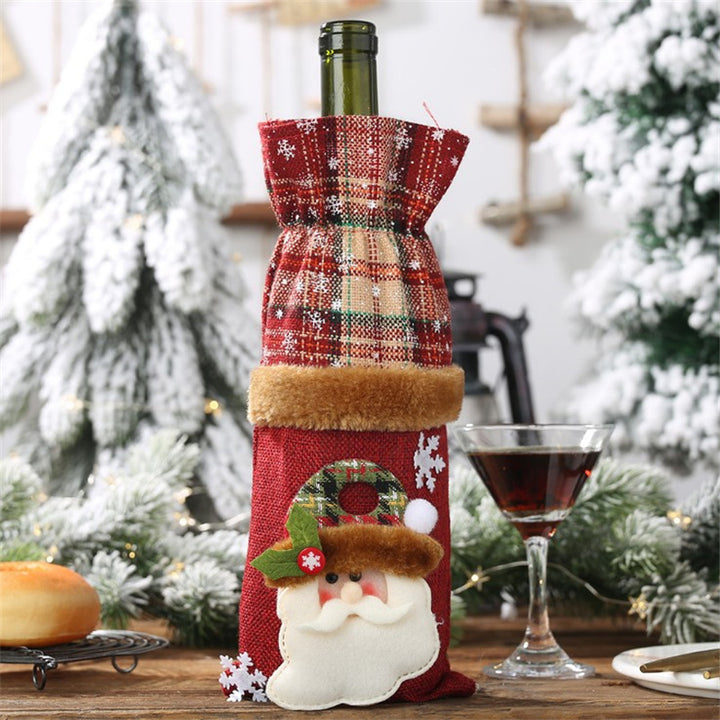 Decorative Holiday Wine Bottle Cover Kalsten