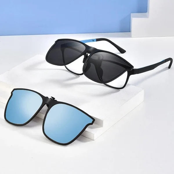OogZeker ClipSunglasses – Lightweight Polarized UV400 Clip-on for Glasses Wearers | Kalsten