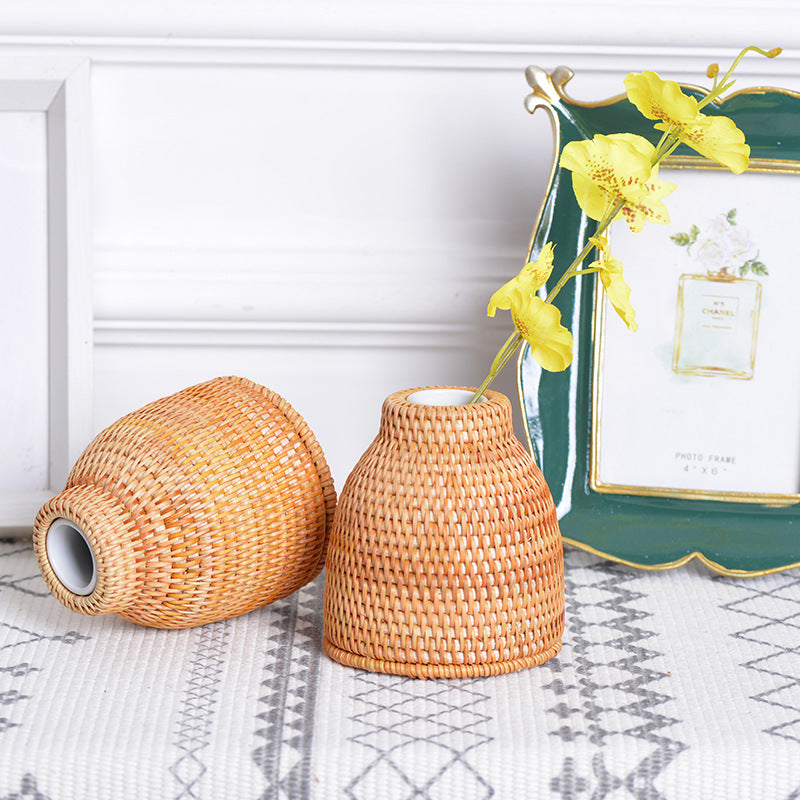 Handwoven decorative vase Kalsten