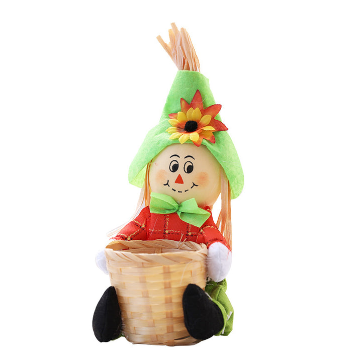 Decorative Harvest Scarecrow Doll