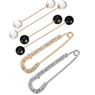 Decorative Safety Pin Brooch Set Kalsten
