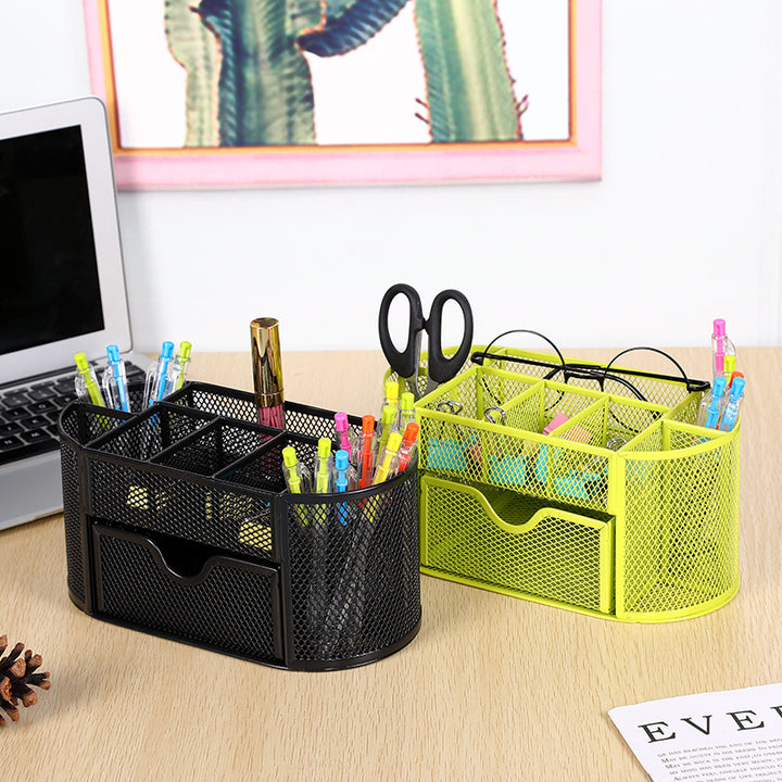 Mesh Desk Organizer with Drawer Kalsten