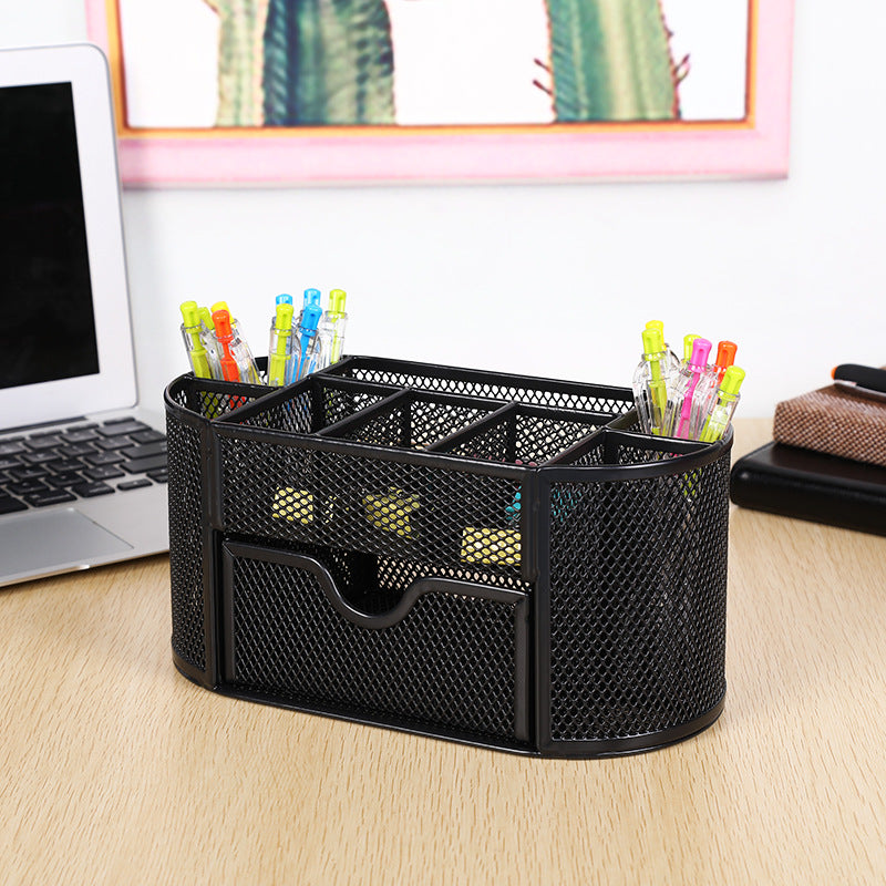 Mesh Desk Organizer with Drawer Kalsten