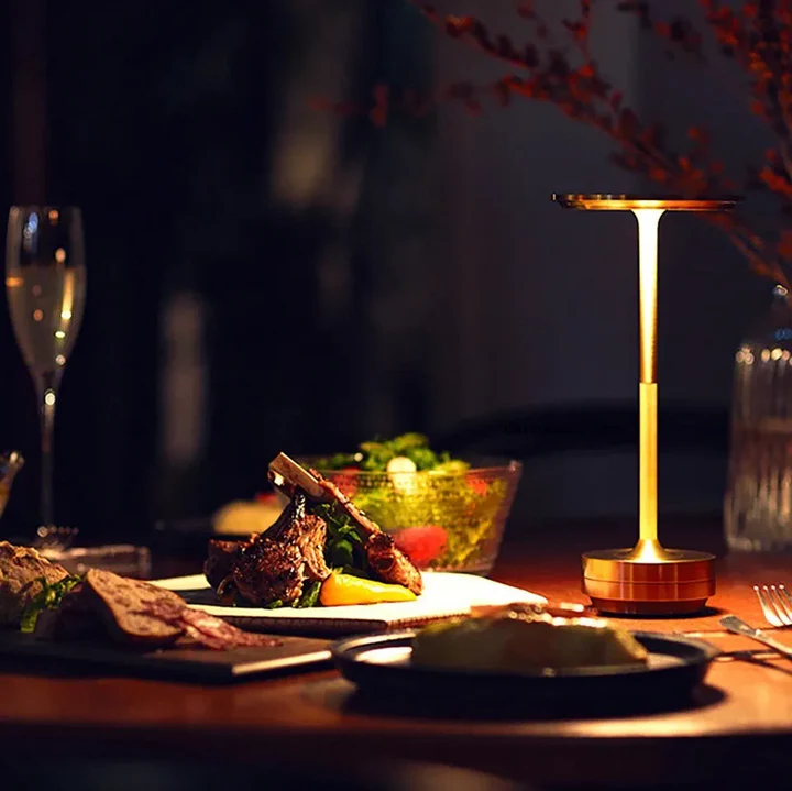 Wireless Table Lamp - Dimmable & Rechargeable Waterproof Desk Light | Kalsten