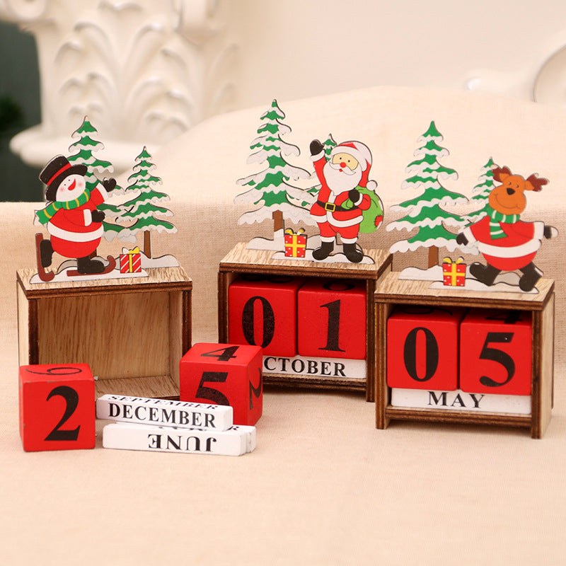 Decorative Wooden Calendar Block Kalsten