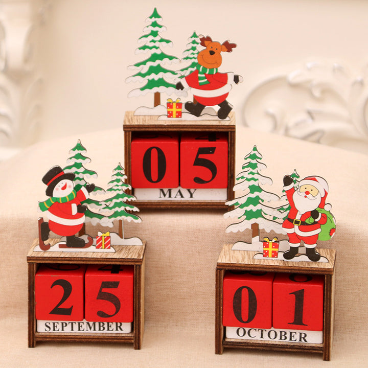 Decorative Wooden Calendar Block Kalsten