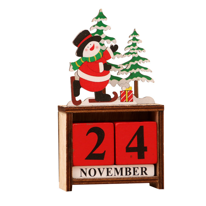 Decorative Wooden Calendar Block Kalsten