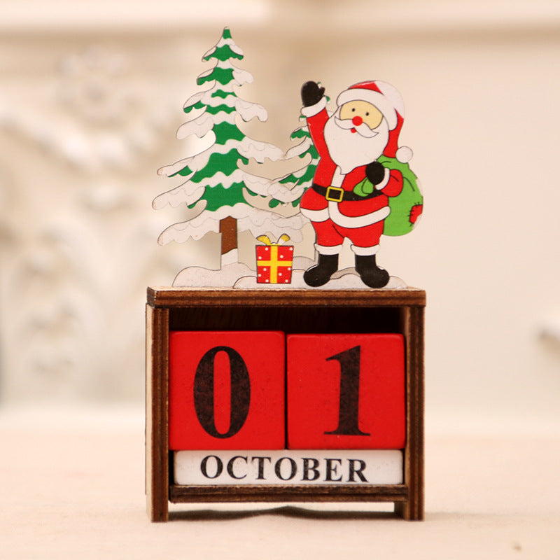 Decorative Wooden Calendar Block Kalsten