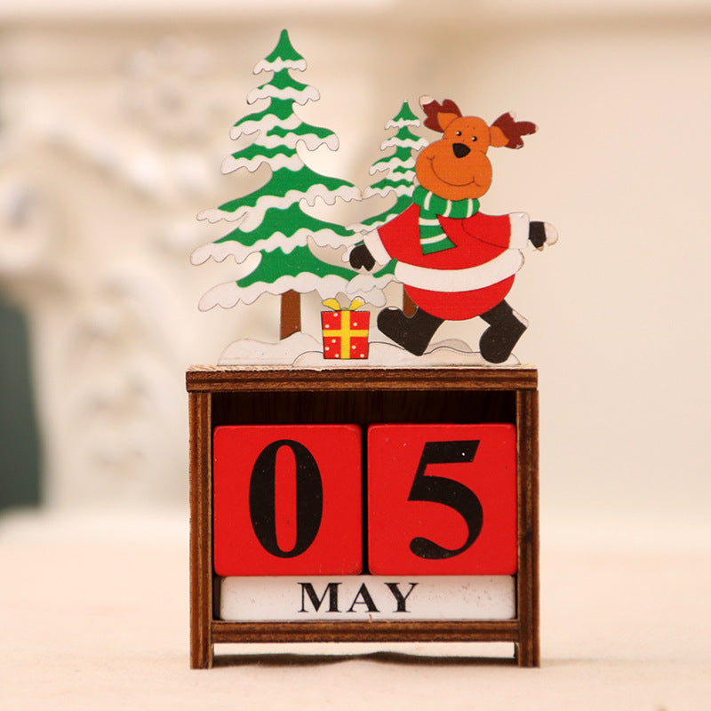 Decorative Wooden Calendar Block Kalsten