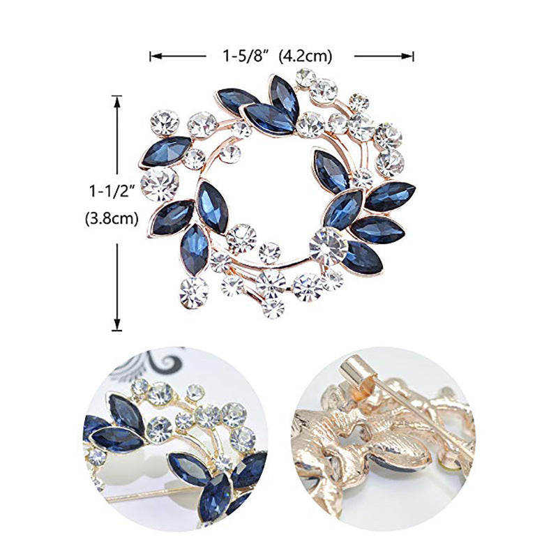 Floral Leaf Brooch Kalsten
