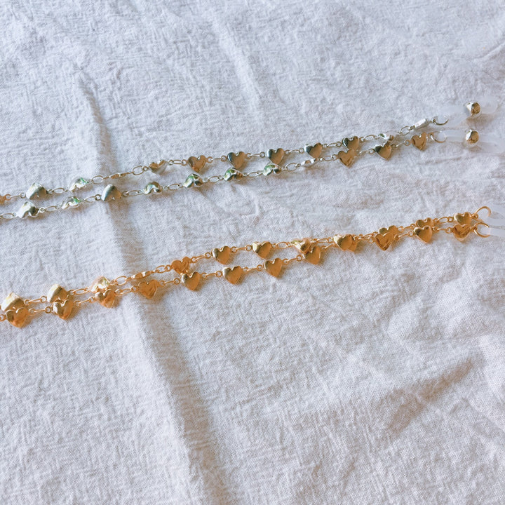 Delicate chain with hearts Kalsten
