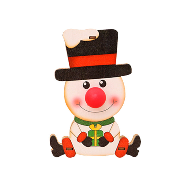 LED Illuminated Santa Ornament Kalsten