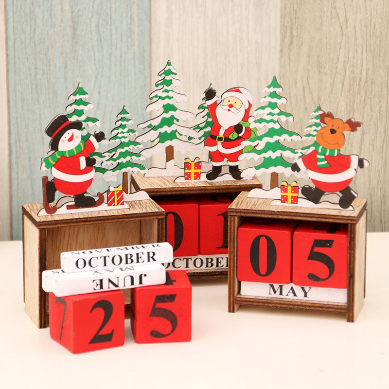 Decorative Wooden Calendar Block Kalsten