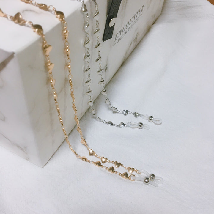 Delicate chain with hearts Kalsten