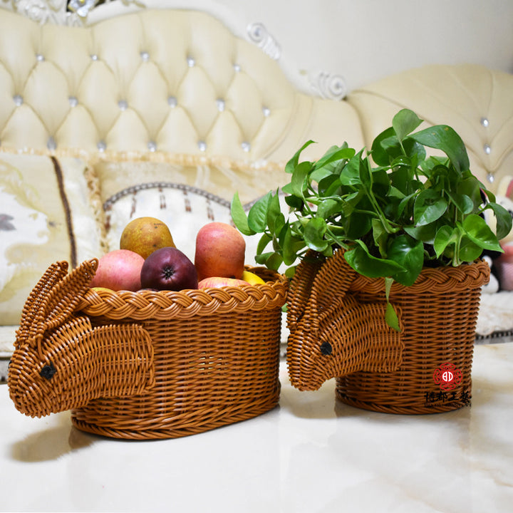 Cute Animal-Shaped Decorative Storage Basket Kalsten