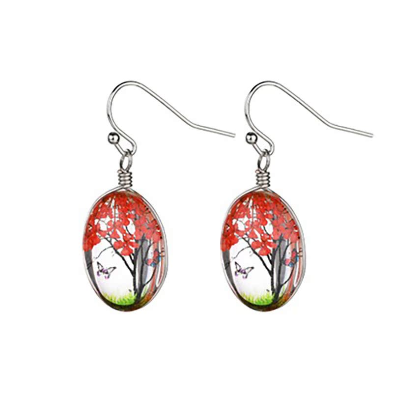 Artistic Nature-Inspired Drop Earrings Kalsten