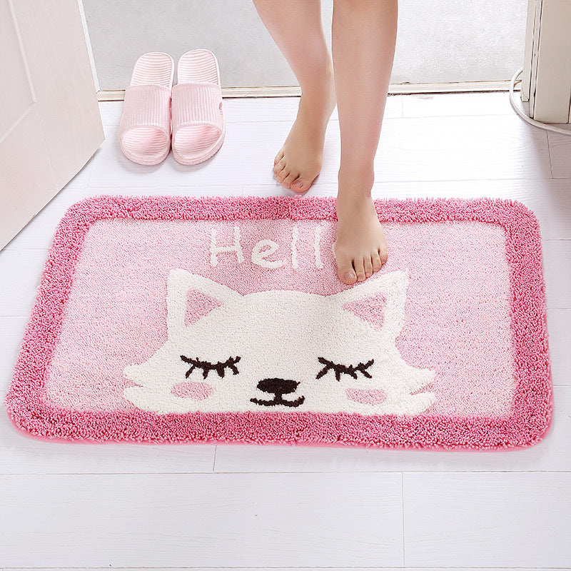 Fun Animal-Themed Bath Mat for Bathroom