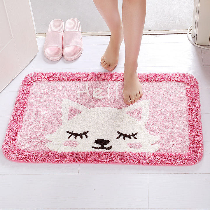 Fun Animal-Themed Bath Mat for Bathroom